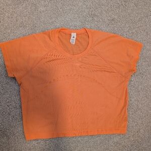 Lululemon Swiftly Tech Cropped Short-Sleeve Shirt